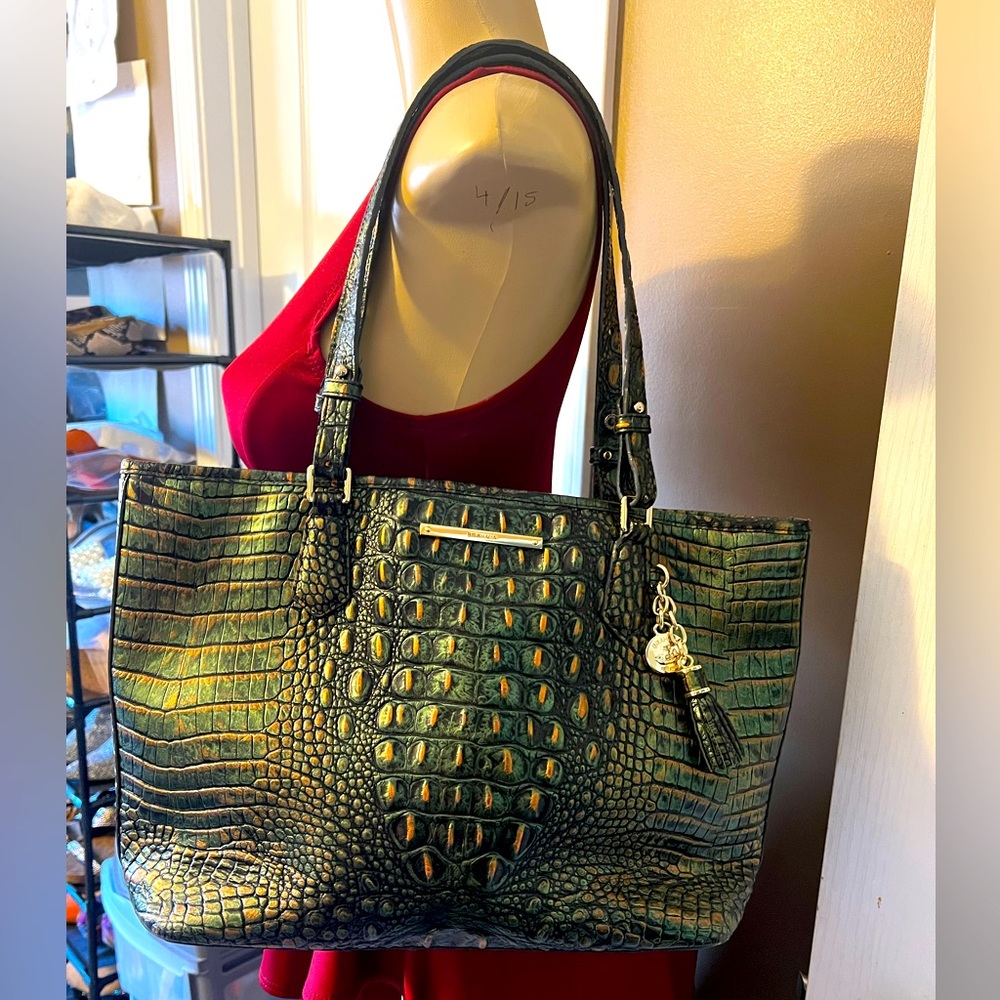 Brahmin Medium Melbourne Asher Purse (Samba)